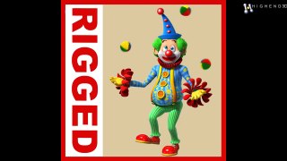 Clown cartoon rigged 02 3D Model From CreativeCrash.com