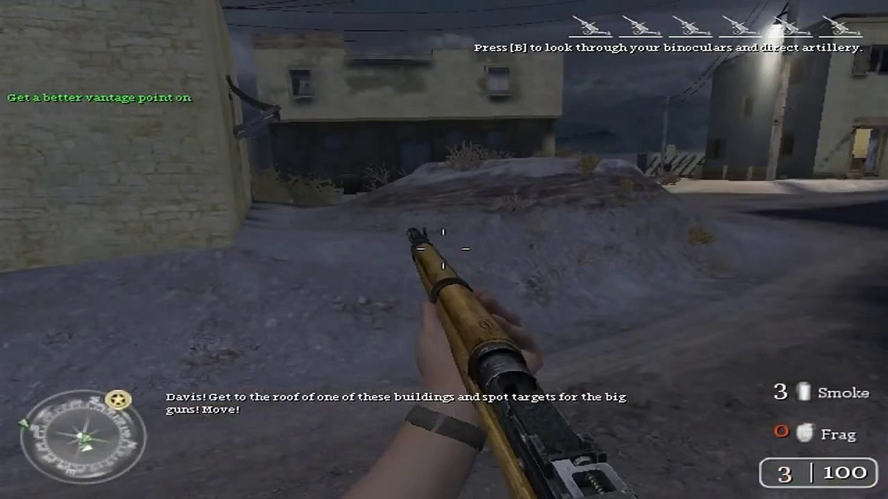 Call Of Duty 2 Walkthrough - Mission 09 - Hold The Line (HD)