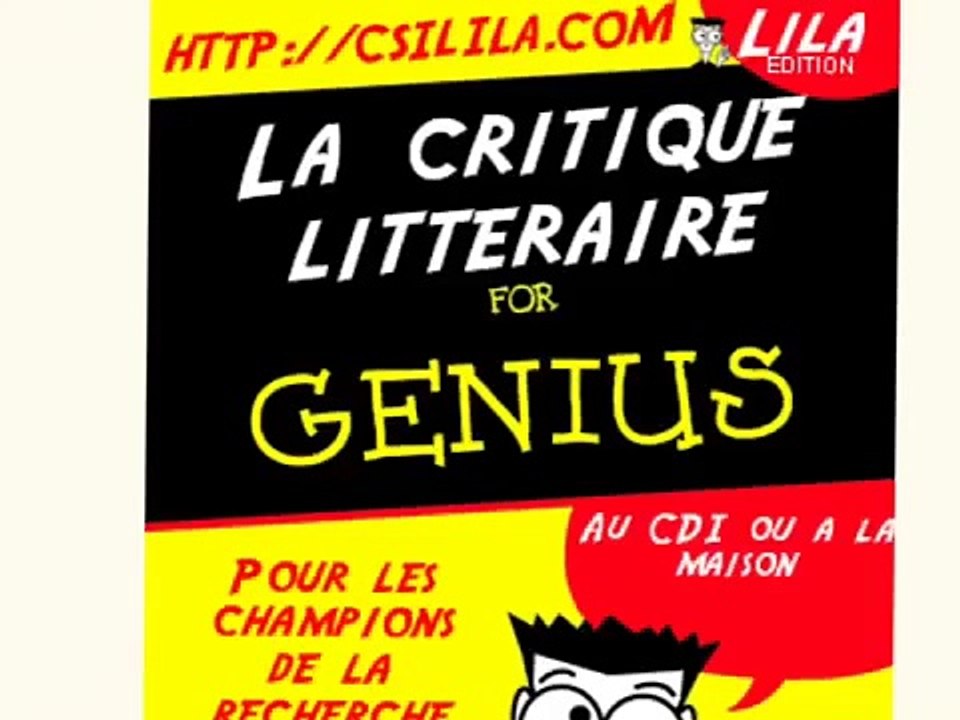 La critique littéraire
