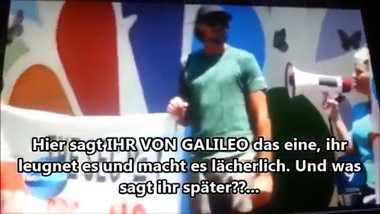 Galileo Big Pictures über Chemtrails früher Lüge  heute Wahrheit