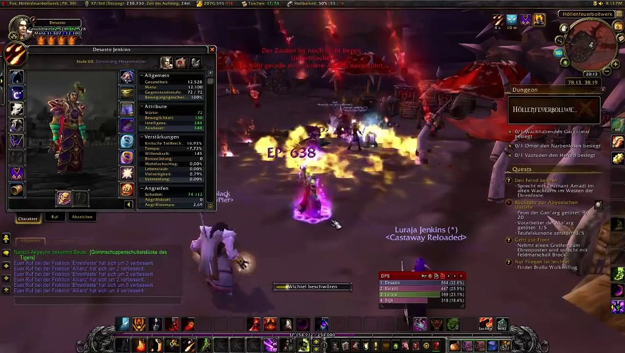 World of Warcraft - #2 - Gameplay - Hexenmeister - Höllenfeuerbollwerk