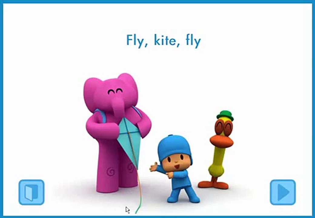 Pocoyo - Fly a kite Game