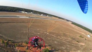 South West Georgia winter powered parachute flight