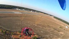 South West Georgia winter powered parachute flight
