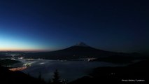 富士山 雲海と星空 （新道峠） November 2012 Fuji Mountain