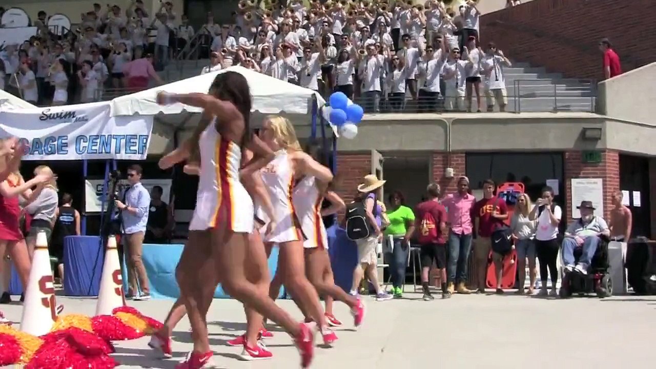 USC Song Girls & Trojan Marching Band "Dance to the Music" at 35th Annual SWIM WITH MIKE