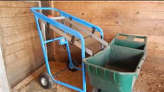 StallGem Bedding Sifter - Cleaning a Horse Stall