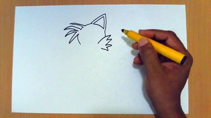 How to Draw Tails from Sonic