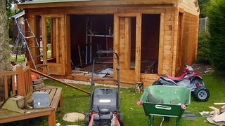 Ed and Clive Build a Log Cabin Part 2