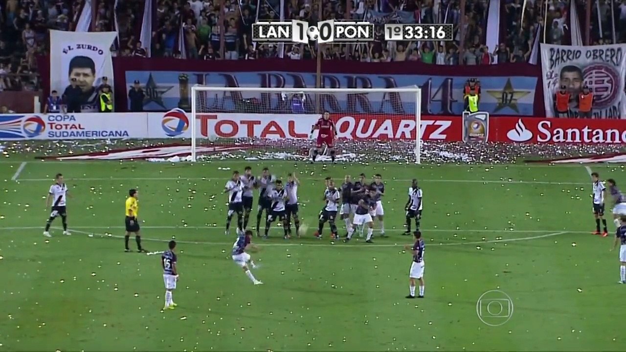 Melhores Momentos - Lanús 2 x 0 Ponte Preta - Copa Sul-Americana - 11/12/2013