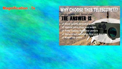 Canis Latran 7x50 Binoculars Use in Long Distance Watching