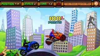 Spiderman Game Spidy Racer - FULL Levels Completed - Spiderman Race | Racing Games for Kids