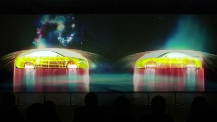 DUNLOP 3D PROJECTION MAPPING [TOKYO AUTO SALON 2013]