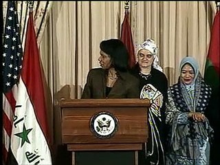 Condolezza Rice awards Susana Trimarco. Marita Verón PART 3