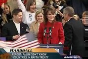 Hardball: Palin didn't know countries in NAFTA Treaty /or Africa a continent