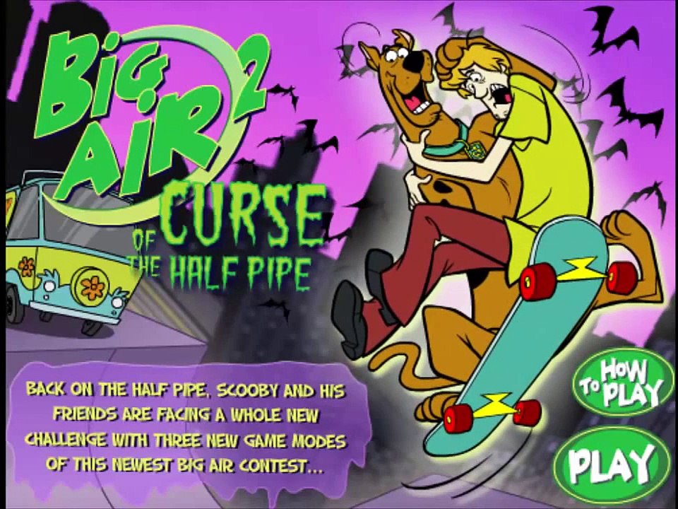 Scooby Doo Game - Scooby Doo Big Air 2 - Curse of the Half Pipe - Cartoon Network Game