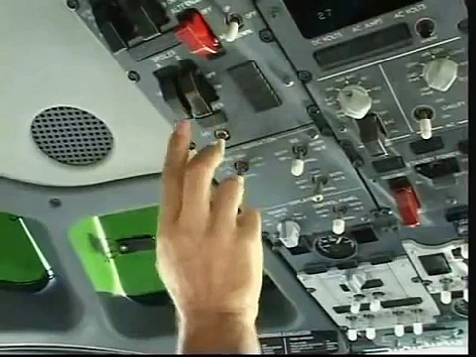 Boeing 737-800 - Overhead panel explained