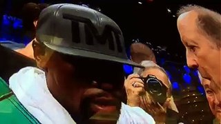 Floyd Mayweather Announces His Retirement After Beating Andre Berto! 