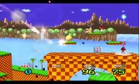 SSBB Sonic vs Tails vs Knuckles vs Shadow