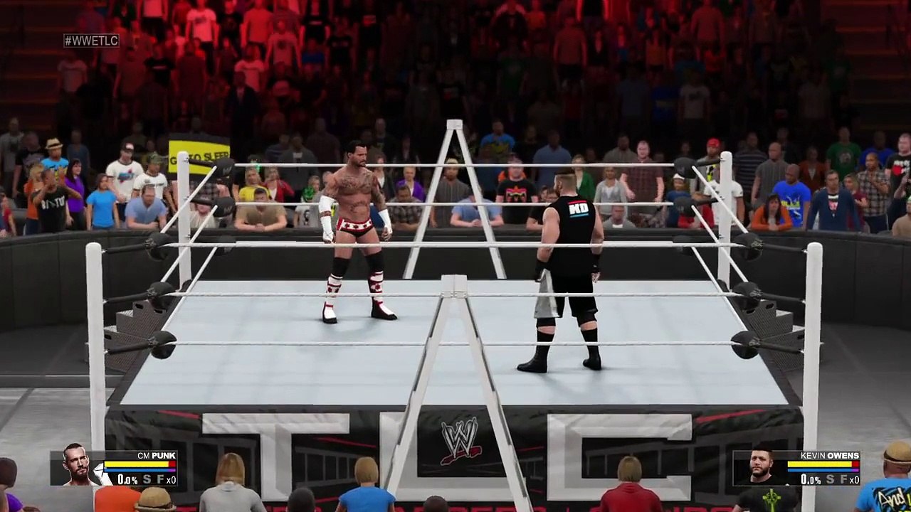 WWE 2K15 Kevin Owens vs CM Punk Ladder Match (PS4)