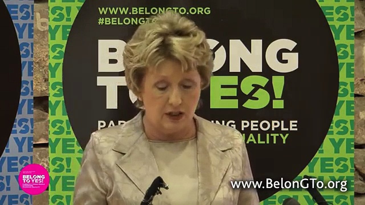 Mary McAleese - Former President of Ireland - Why My Family is Voting YES to Marriage Equality