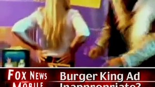 Is Burger King ad inappropriate?