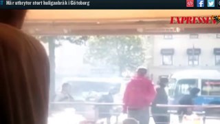 Slask attacked pub with IFK Göteborg fans today in Sweden 23.07.2015