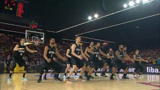 New Zealand's Haka v USA  Amazing Moment  2014 FIBA Basketball World Cup