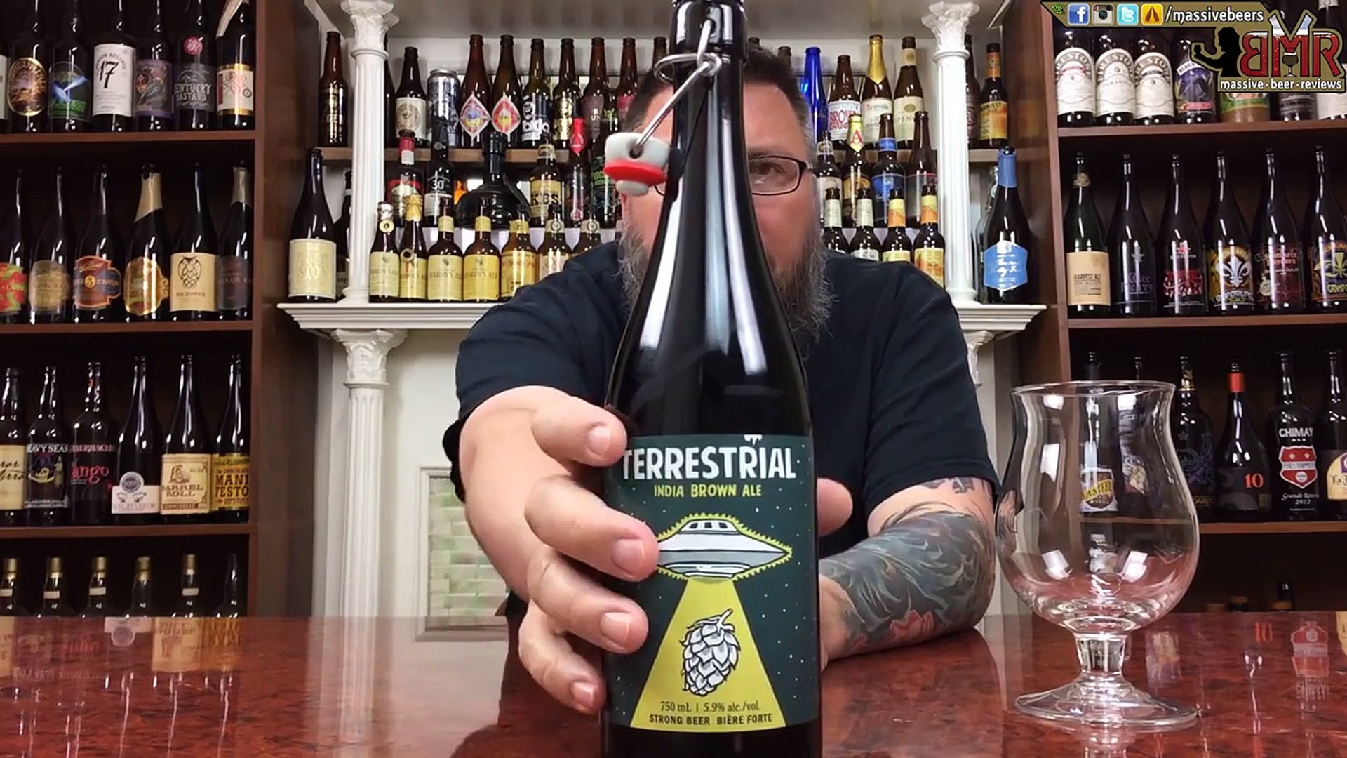Massive Beer Reviews # 374 Wellington Terrestrial India Brown Ale