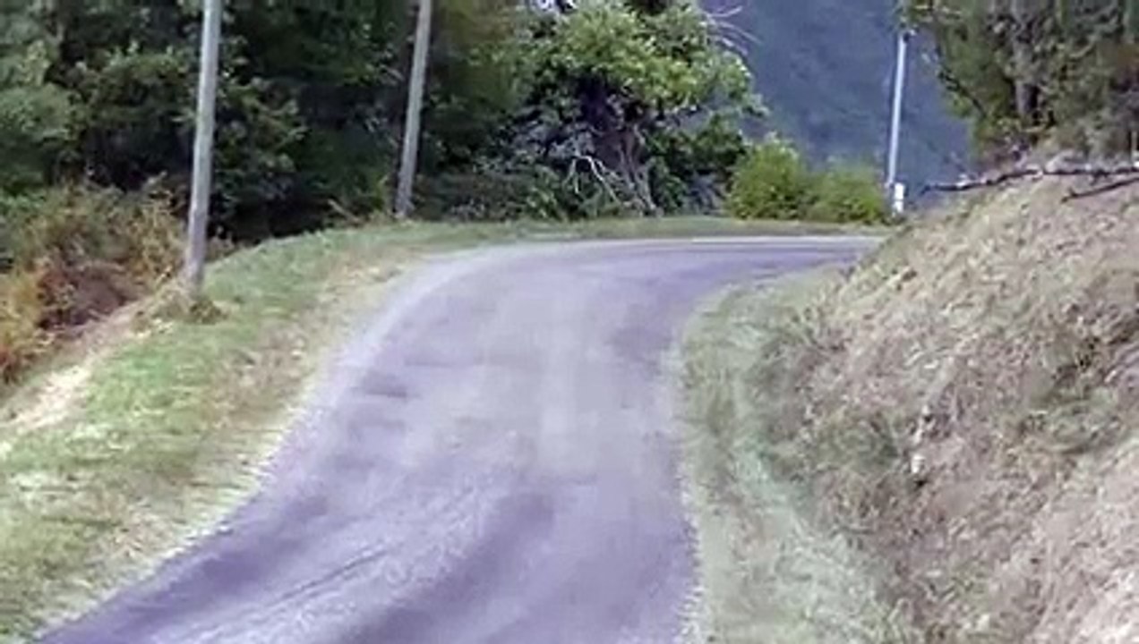 Crash Rallye du Picodon 2015 clio n°46