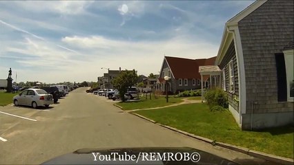 Driving Oak Bluffs Ocean Park, Marthas Vineyard