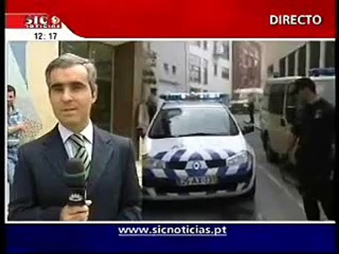 ⁣SIC Notícias- repórter sofre imprevisto!