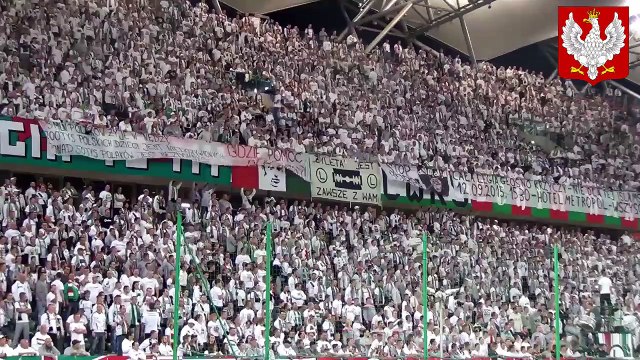 Cała Legia głośno krzyczy, NIE dla tej islamskiej dziczy