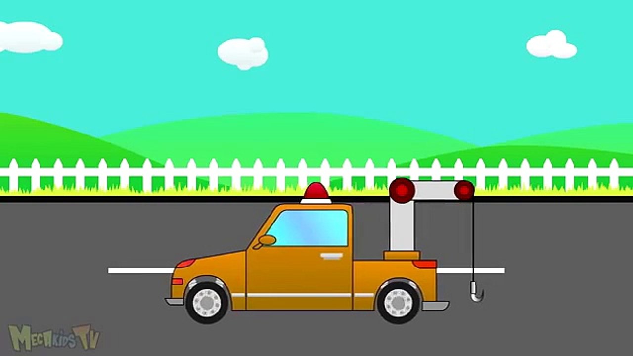 Tow Truck - Monster Trucks For Children - Video for Kids