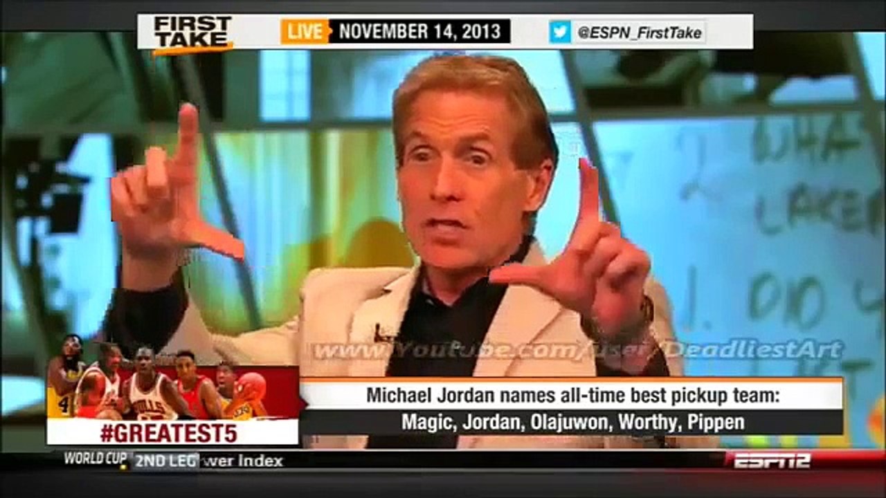 Michael Jordan names his ALL TIME best pickup team - ESPN First Take