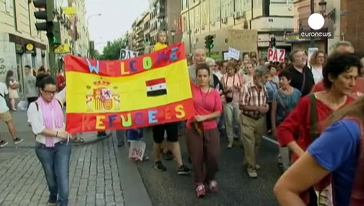 Des dizaines de milliers de manifestants mobilisés en Europe pour dire "bienvenue" aux réfugiés