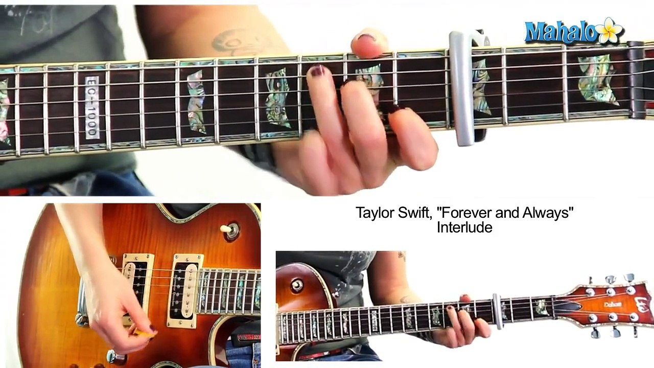 How to Play "Forever and Always" by Taylor Swift on Guitar
