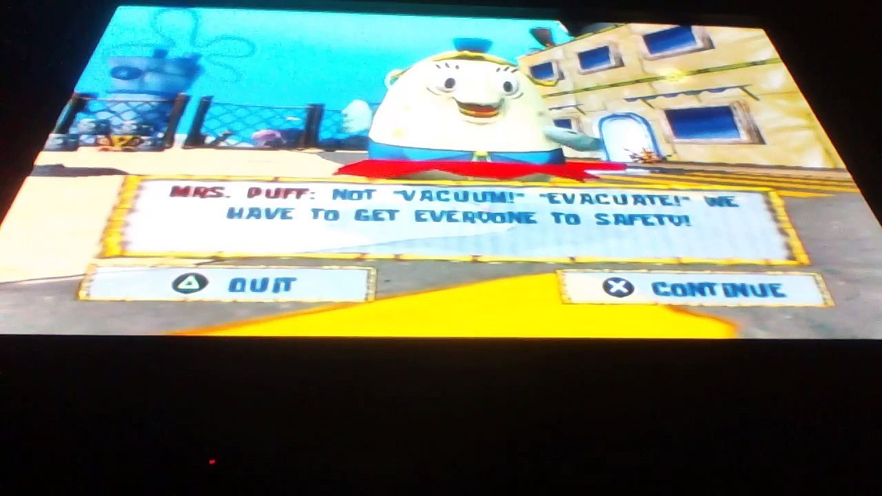 spongebob square pants game  down town part 1