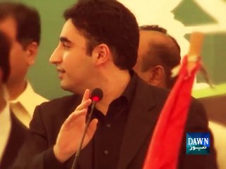 Interesting clip from Bilawal speech in Lahore.