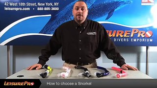 How To Choose a Snorkel - By Leisurepro