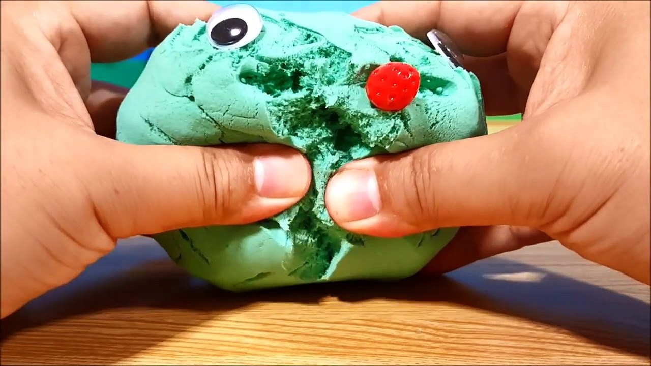 アンパンマンおもちゃアニメ❤ねんど遊び！ストップモーション  Anpanman of clay play