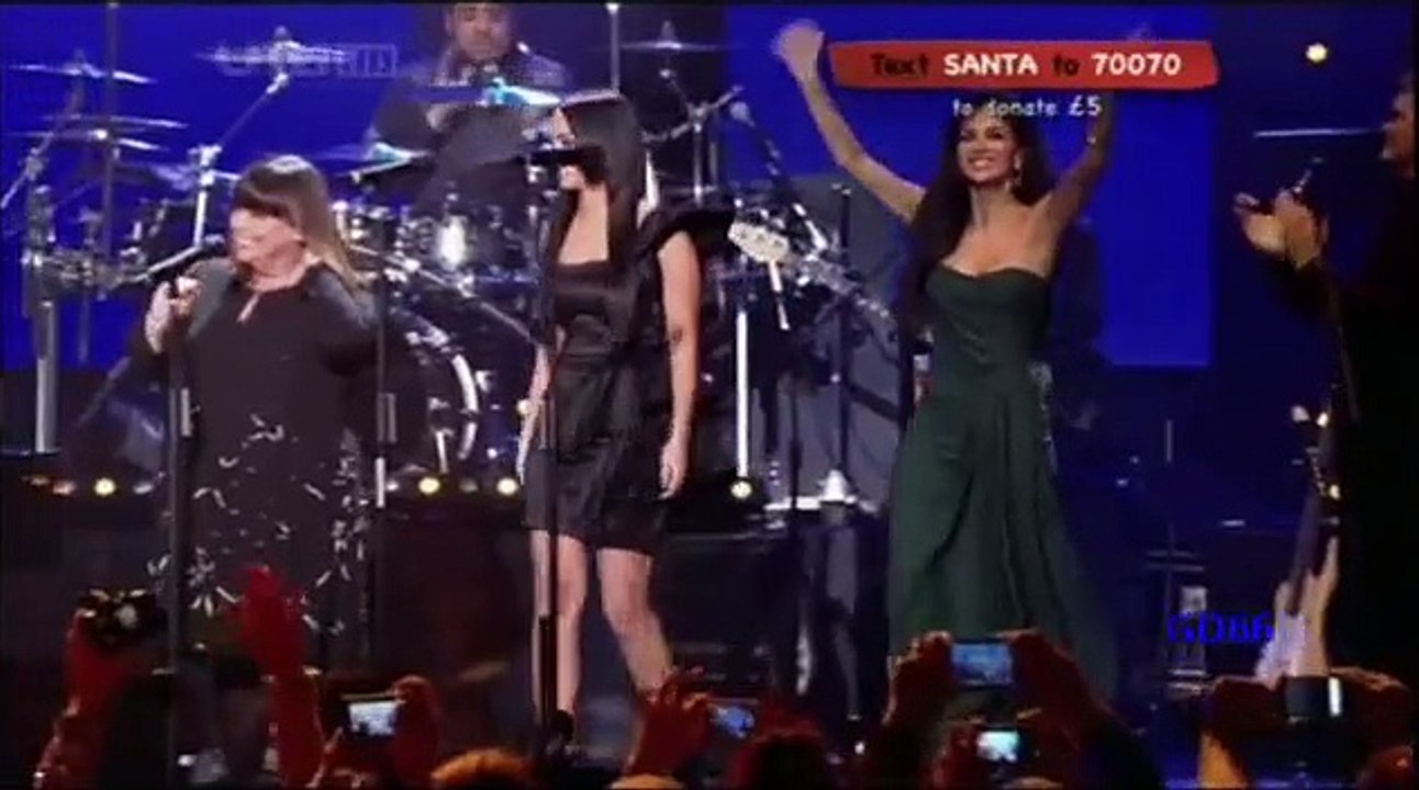 Gary Barlow,Tulisa,Nicole Scherzinger & Dawn French ~ Fairytale Of New York (on Text Santa)