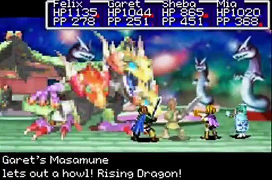 Golden Sun 2 (GBA) Final Battle - part 1 of 2