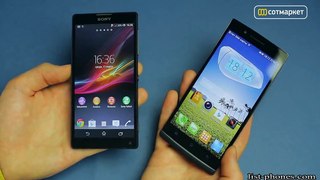 Видео сравнение Sony Xperia ZL и Oppo Find 5 от Сотмаркета