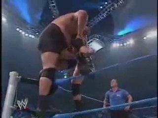Wrestling Stage Break Jump Of Big Show
