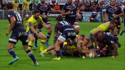 TOP 14 - Clermont - Bordeaux-Bègles : 26-26 - ESSAI Nick ABENDANON (CLE) - Saison 2015/2016