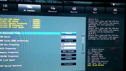 Overclock FX8350 a 4.5 su Asus M5A99X evo R2.0