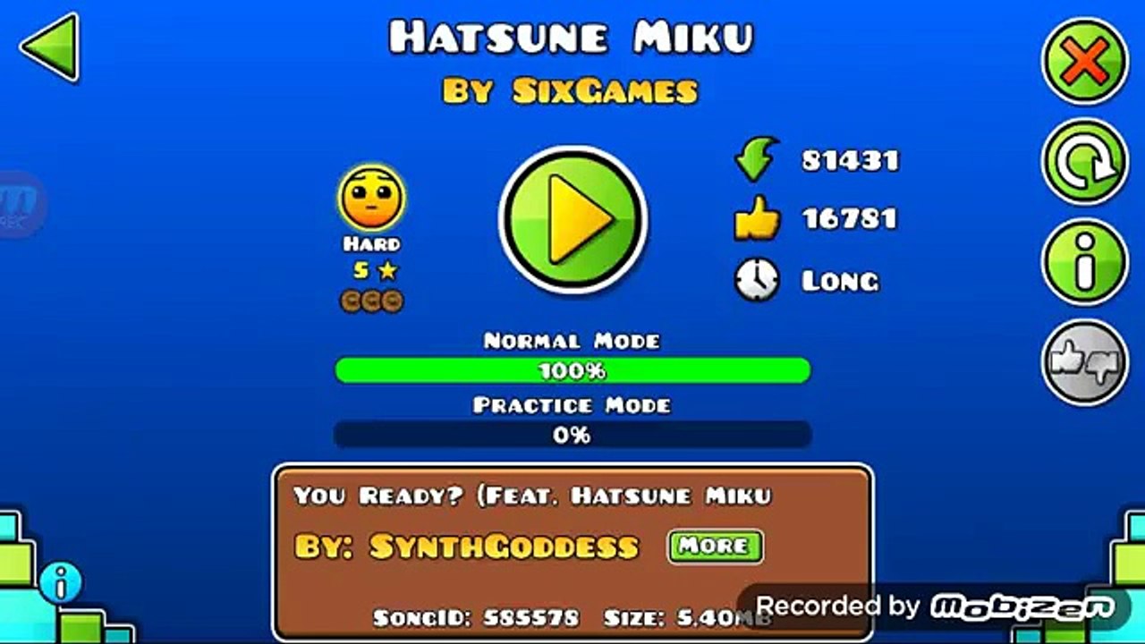 Geometry dash/hatsune miku/