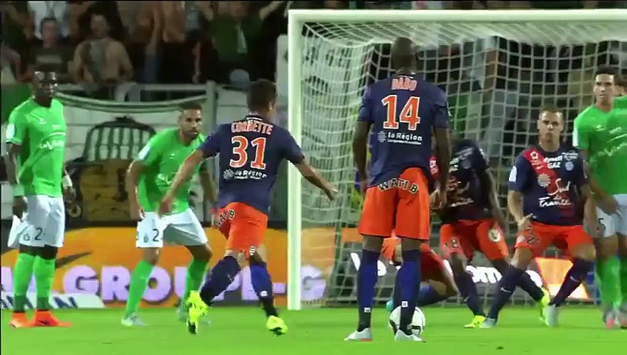 Montpellier vs Saint-Etienne 1-2 Highlight all goals 12/9/15 ligue 1 (Moustapha Bayal Sall, Nolan Roux, Joris Marveaux)