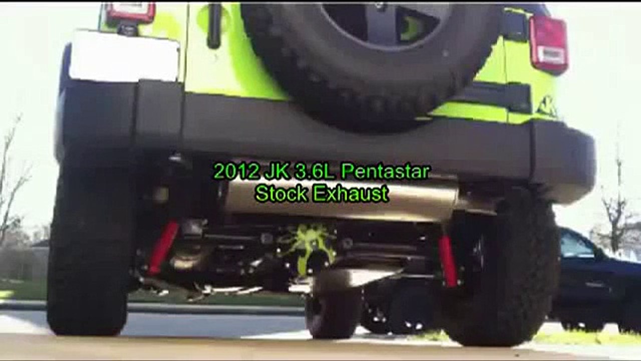 2012 Jeep JK Stock Exhaust Modification